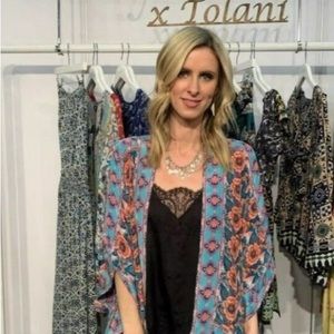 Nicky Hilton x Tolani Kimono.